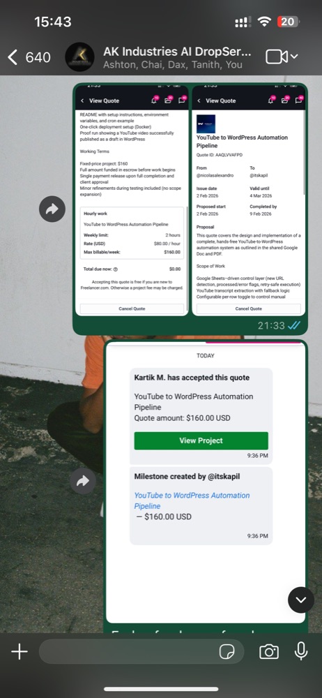 $160 project funded