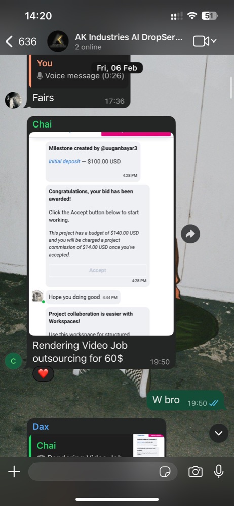 $140 job outsourced for $60
