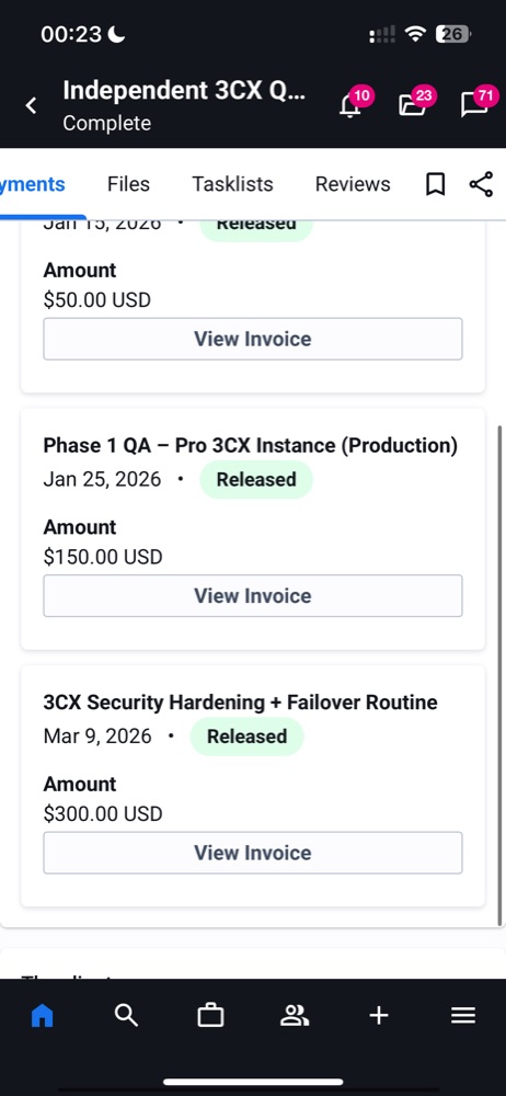$500 released