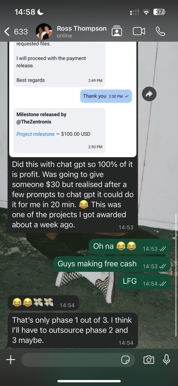 $100 milestone